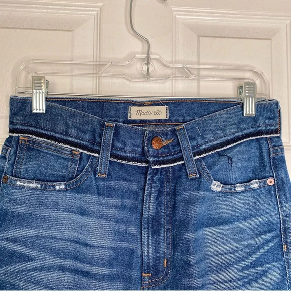 MADEWELL Retro Crop Bootcut Jeans: Knee-Rip Edition Size 26 - Picture 5 of 12
